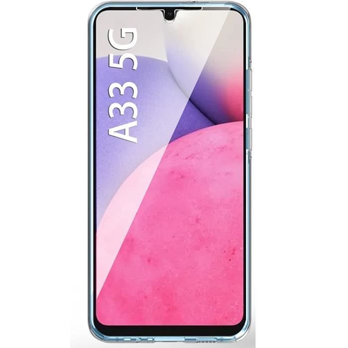 Skal - Phonillico - Samsung Galaxy A33 5G - 360 Integralt - Transparent - Mjukt