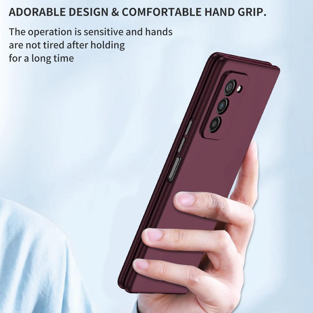 Trendy Simple Ultra Thin Skin-Friendly Frosted Matte Phone Case For Samsung Galaxy Z Fold 7 6 5 2 3 Anti-Drop Full-Protect Cover