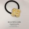 Minimalist Metal Hair Ring - New Korean Style High-End Ponytail Tie Rubber Band.