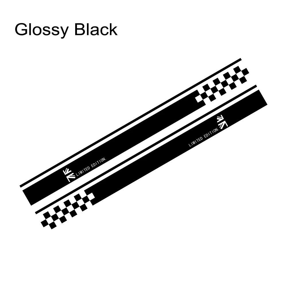 Car Door Side Stickers Auto Racing Sport Decal For Mini Cooper R56 R57 R58 R50 R52 R53 R59 R61 Countryman R60 F60 F55 F56 F54