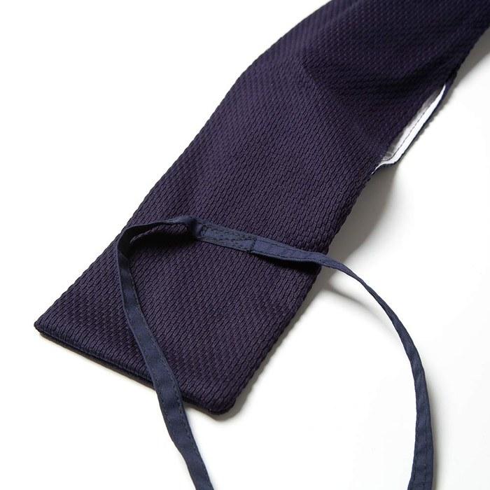 [Ikenkashi] Kendo Shinai Bag with Shoulder Strap, 2-Piece Set, Kendo Garment Fabric, Navy