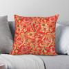 Gypsy Floral Kashmir Embroidery Square Pillowcase Polyester Linen Velvet Creative Zip Throw Pillow Case Sofa Cushion Case 45x45