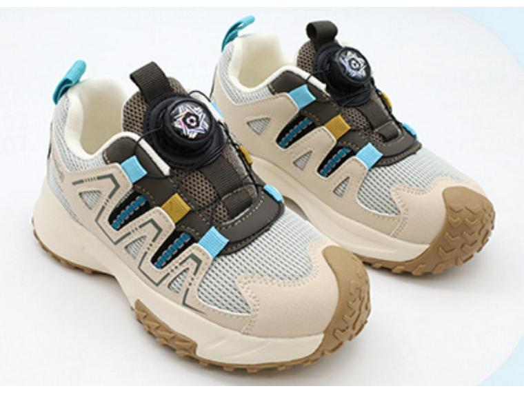 

Abbei Kids Non-Slip, Wear-Resistant Sports Shoes - Lightweight & Durable for Boys and Girls 31 зелёный/бежевый