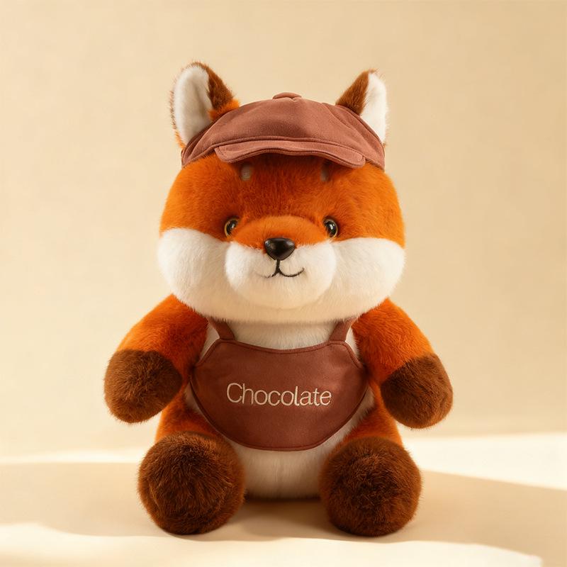 Плюшевая кукла-подушка «Лиса Майяра» – Милая маленькая плюшевая игрушка-лиса 23cm 180g