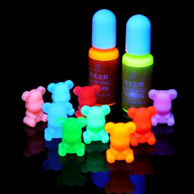 Yousheng 20 Colors Luminous Pigment Dye UV Resin Epoxy DIY Making Crafts Jewelry Supply