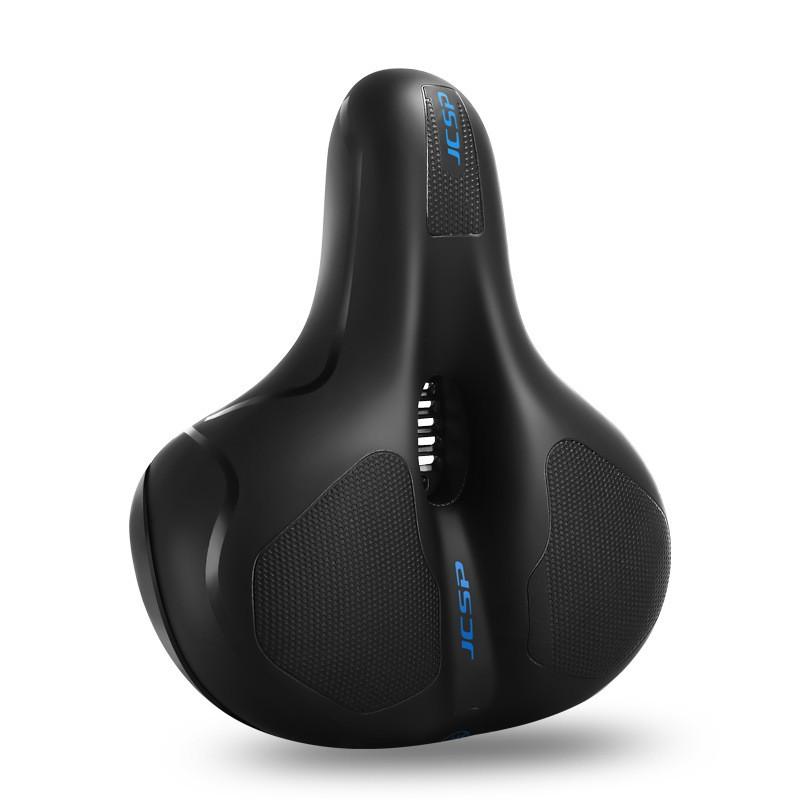Mountain Bike Saddle Comfortable Thick Silicone Bicycle Seat Universal Cycling Cushion With Reflector