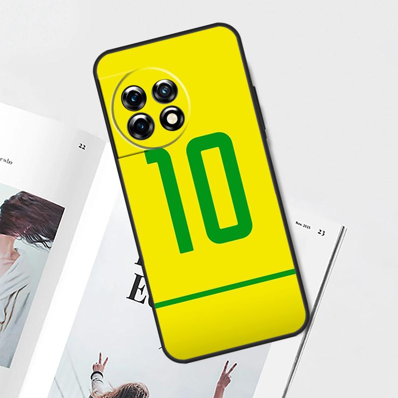 FootBall Number 10 7 Case For OnePlus Nord N20 N10 2T CE 2 3 Lite OnePlus 12 11 9 10 Pro 9RT 10R 12R 10T Cover