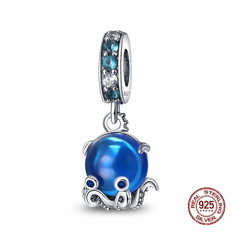 New In Original Charm Copper Ocean Series Sea Turtles Charms Beads Fit 3Mm Original Bracelet For Women Diy Fine Jewelry Gift