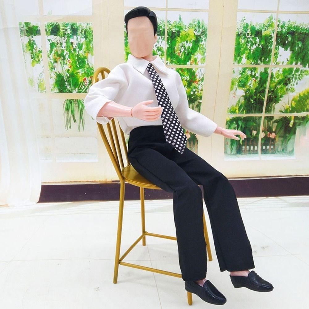 Casual Suit Male Doll Shirt Pants Top Coat 1/6 Doll Clothes Man Doll Suit Clothes 30cm Doll