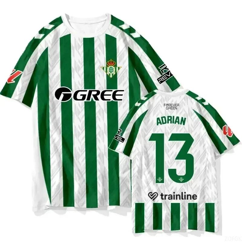 Nouveau T-shirt d'entraînement de football d'été Maillots Joueur Maillot de football Adultes Enfants Vêtements de sport Hauts à séchage rapide T-shirts décontractés Y2K