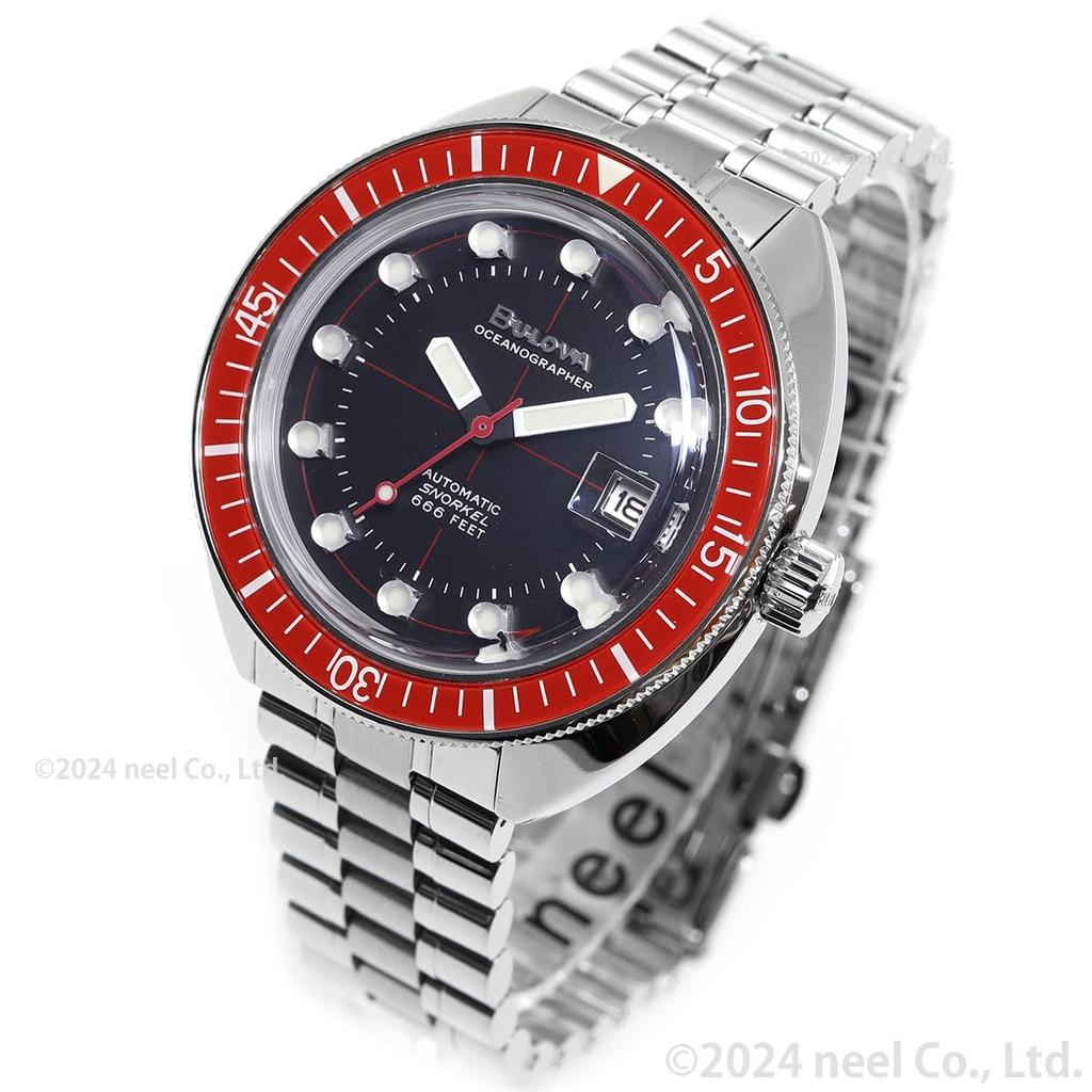 BULOVA Watch Automatic Winding Mechanical Archives Series Oceanographer Devil Diver Devil Diver 96B343 Imported [Bulova] Men's [Regular Product]