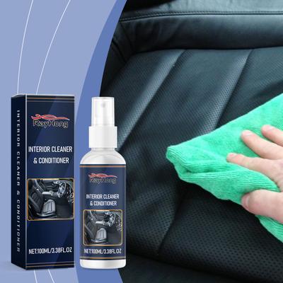 Car Interior Cleaner Upholstery Seats Dashboard Car Convenient Stain Remover Foam Cleaner