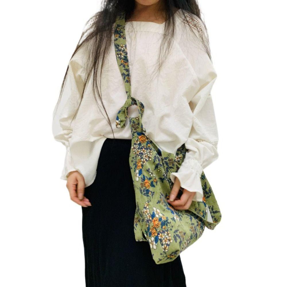 

Цветочная бархатная сумка с большой способностью