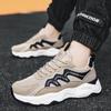 Men's Shoes New Men's Spring Mesh Breathable Casual Sports Running Shoes Fashionable and Lightweight Platform Dad Shoes