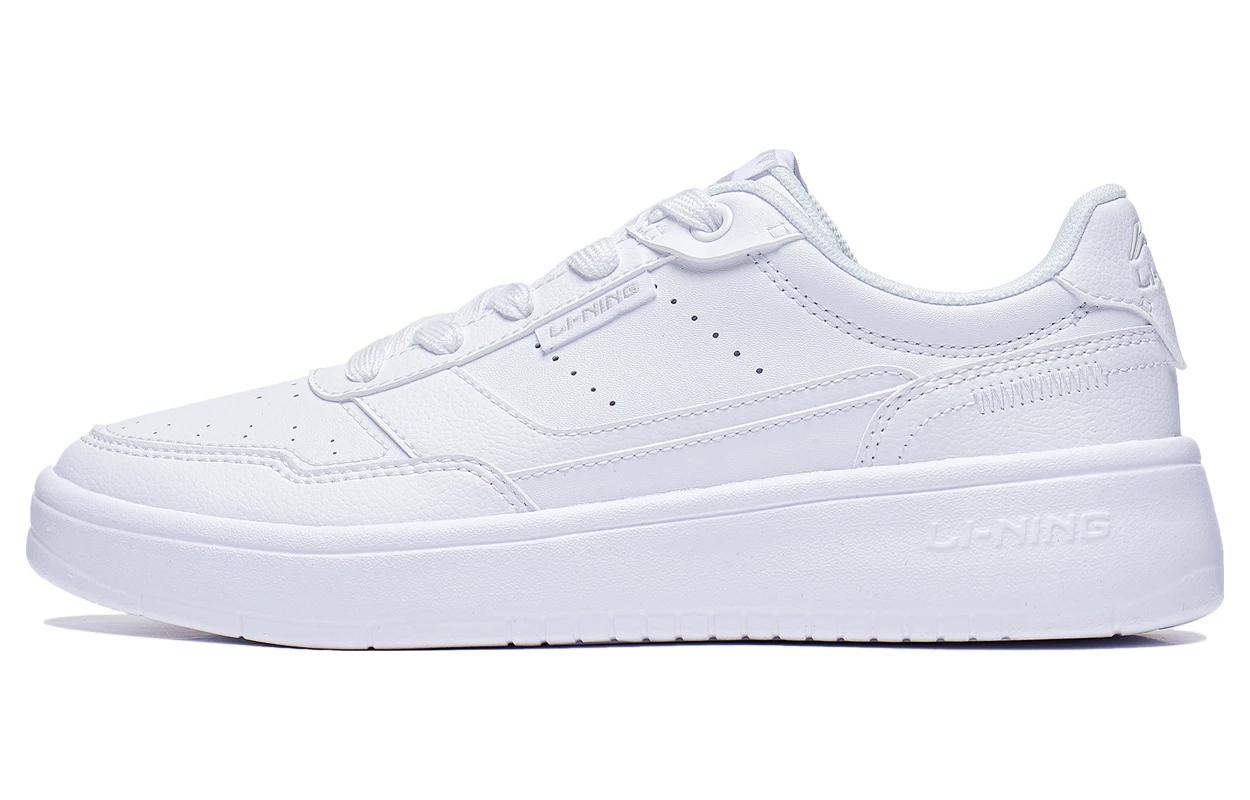 Li Ning Qingyi Slip Resistant Cushioning Low top Skateboard Shoes Men s White AGCT401-1 44