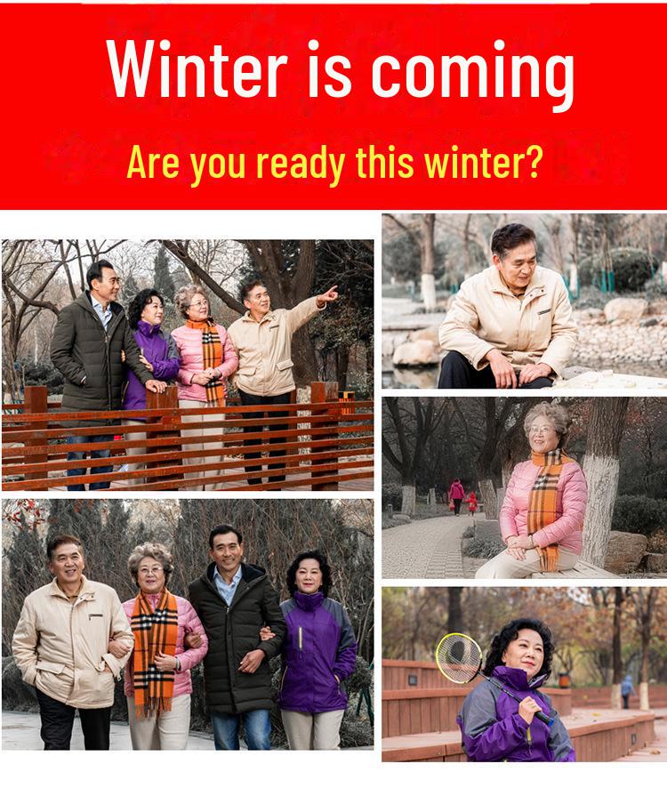 Pánské zesílené sametové zimní sněhule pro seniory