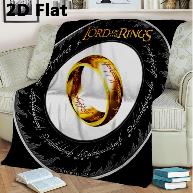 1PC The Lord of the Rings blanket, all-season lightweight home office outdoor nap multifunctional blanket, Christmas gifts