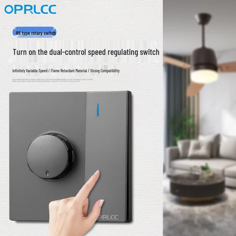 OPRLCC86 Concealed Stepless Ceiling Fan Speed Control Switch
