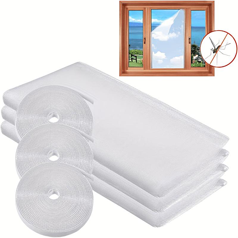 1PC Removable Magnetic Fly Screen for Windows No-Tools Adjustable Window Bug Barrier