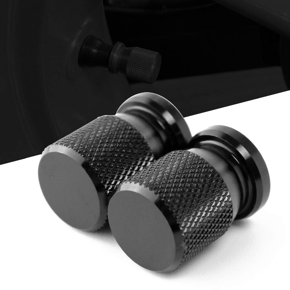 Tire Air Valve Cap Set of 2 Motorcycle Dress Up чёрный