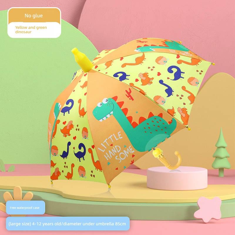 Children's Umbrella for Boys and Girls, Kindergarten Kids, Babies, Elementary School Students, Automatic Cartoon Umbrella for School Use