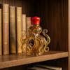 Caraffa in Vetro Polpo, Bottiglia per Whiskey Soffiata a Mano a Forma di Calamaro, Dispenser per Liquori Animale 3D per Home Bar, Regalo Unico per Uomini Papà
