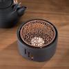 Japanese Ceramic Teapot Warmer Tea Set - Candle Heated Tea Ceremony Accessory