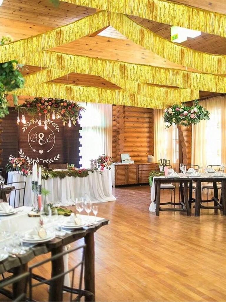 Home Party Decoration Supplies Birthday Party Tassel Decoration Multi-color Tassel Rain Curtain Banner 1 Pack