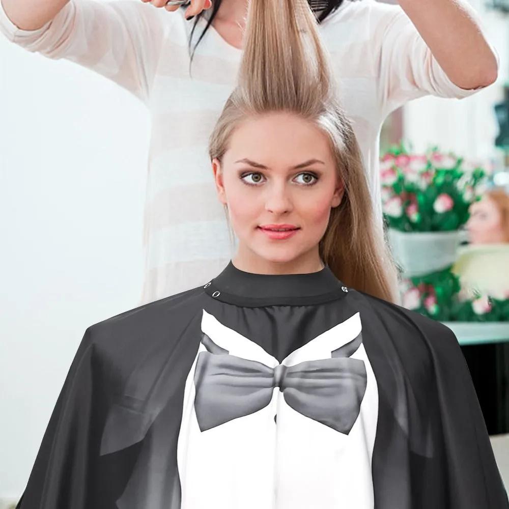 Hair Cape - Non-Stick Salon with Padded Shoulders for Coloring