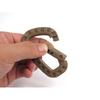 5 Pcs/pack Plastic Climbing Carabiner D-Ring Key Chain Clip Hook Camping Buckle Snap