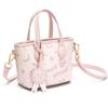New Disney Mickey PU Crossbody Handbag Women's Pink/Ecru DHF41374-A