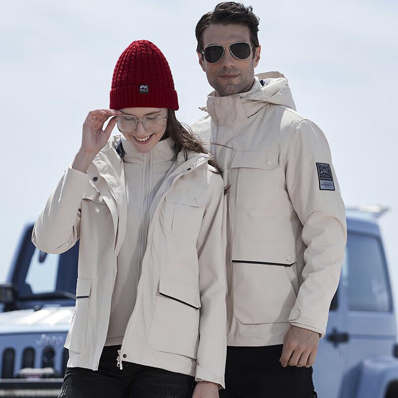 Унисекс теплая куртка Buzhiyi 3-в-1 для активного отдыха Men s M-7XL, Women s M-6XL