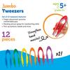 Learning Resources Jumbo Tweezers Set of 12 (LER 1963)