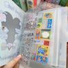 Kawaii Panda Theme A6 Stitched Storage Album Folder Cute Sticker Storage 40 Pages for Scrapbooking Material Storage