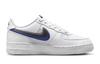 Nike Air Force 1 Low Impact Next Nature Double Swoosh White Black Blue GS FD0688-100
