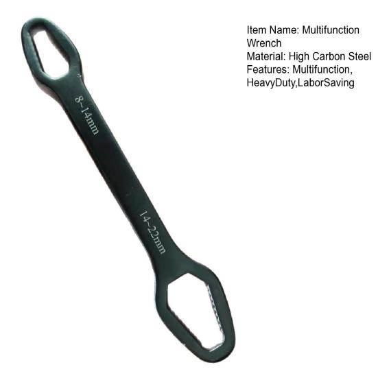 Universal Self Adjusting Wrench 8 22mm Dual-Ended Self-Tightening Multifunctional Wrench Tight Space Sink Plumbing Car Repair Tool Torque Wrench
