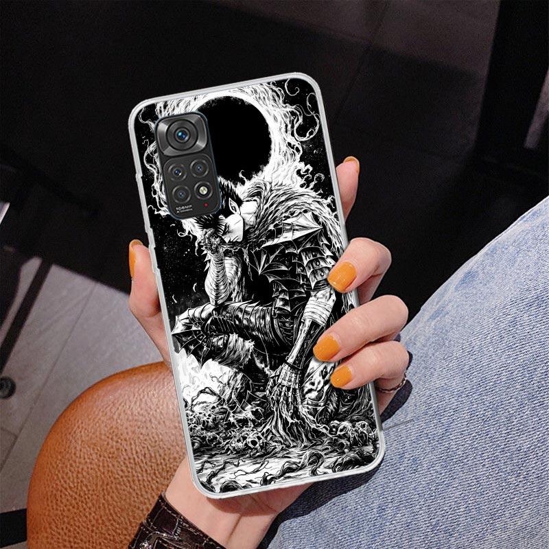 Black White G-Guts B-Berserks Phnoe Case for Phnoe Case for Xiaomi Redmi Note 15 14 14S 13 Pro Plus 12 12S 11S 11E 10S 10 11T 5G