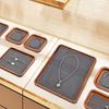 Solid Wood Jewelry Display Tray for Rings, Earrings, Necklaces & Bracelets Showcase