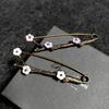 Blommeblomst Store Pins Til Tøj Metal Sikkerhedsnåle Jeans Kjole Tørklæde Justerbare Pins
