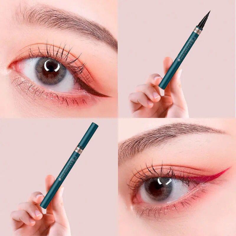 Sleeping Silkworm Contorting Eyeliner Vanntett svettebestandig naturlig tredimensjonal hurtigtørkende varig Setting Liquid Eyeliner gelpenn