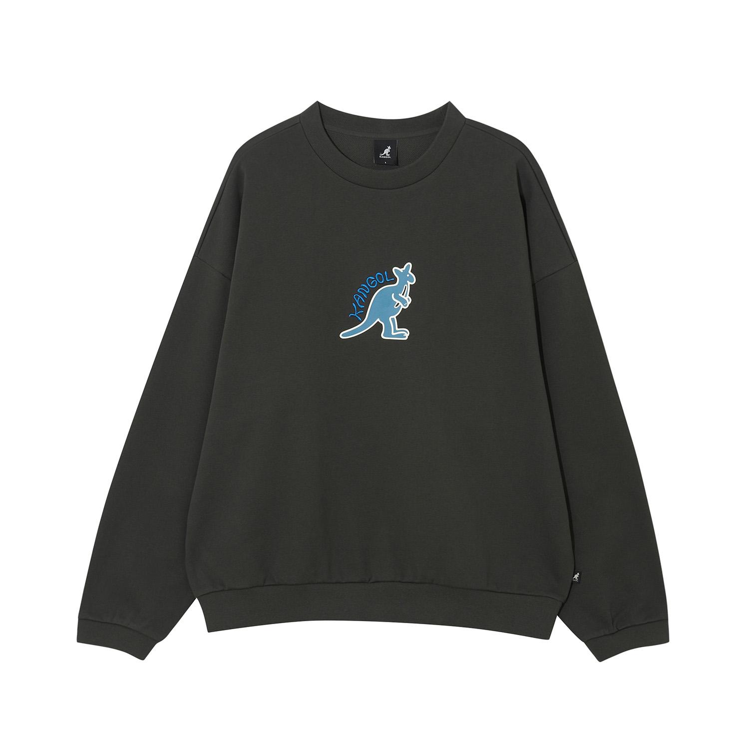Свитшот Kangol Play Logo 1773 Угольный Charcoal/Xl