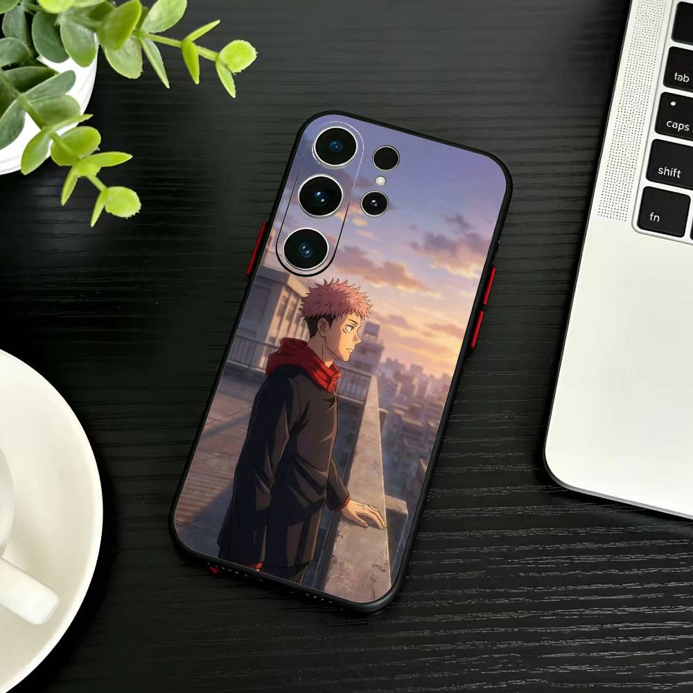 Jujut-su I-Ichiji H-Kaisen Phone Case For Samsung S26,S25,S24,S23,S22,S21,S20,Plus,Fe,Lite,Others Black Cover