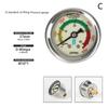 Oil Filled/Oil-Free Pressure Gauge 40Mpa/6000Psi High Pressure Pump Air Compressor Pressure Gauge M10*1 Thread M10 Gasket