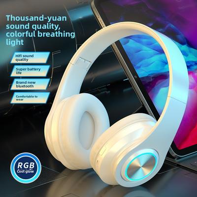 Admisitr B39 Light-emitting In-ear Cool Bluetooth Headphones, Over-ear Subwoofer, Mobile Phone Wireless Sports Games