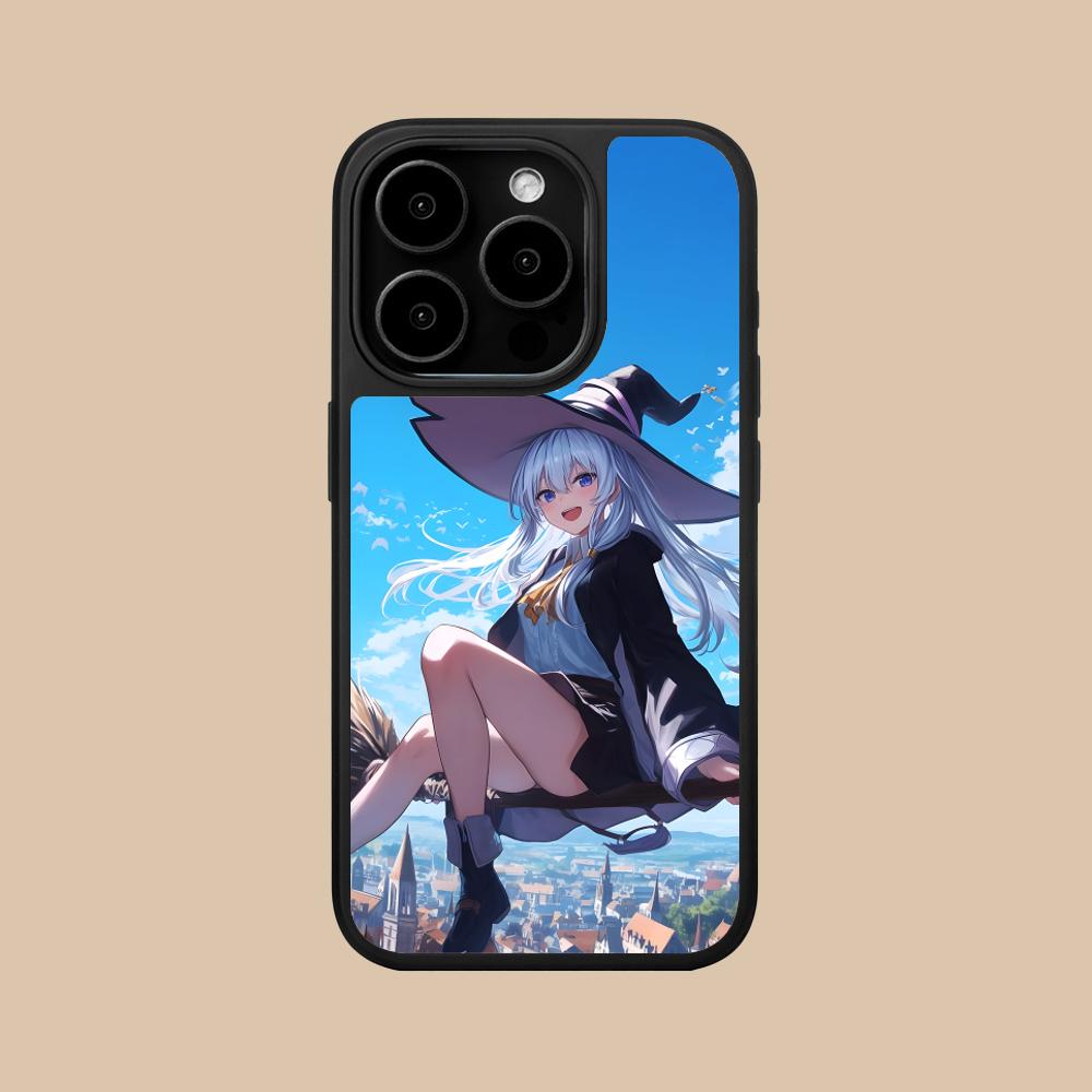 Wandering Witch Elaina Matte Surface Mobile Phone Case for iPhone 17 16 15 14 13 12 11 Air Pro Max Plus Colorful Cover
