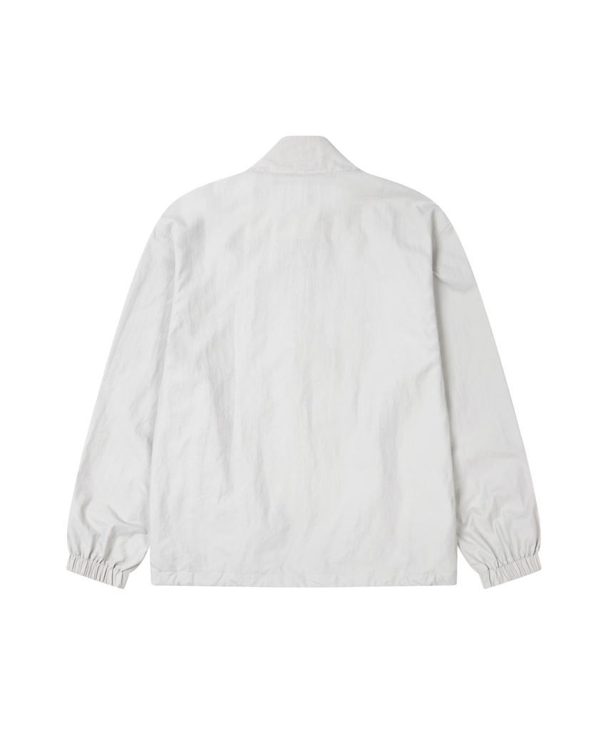 Fernov City Leisure Lightweight Windbreaker Jacket Light Grey