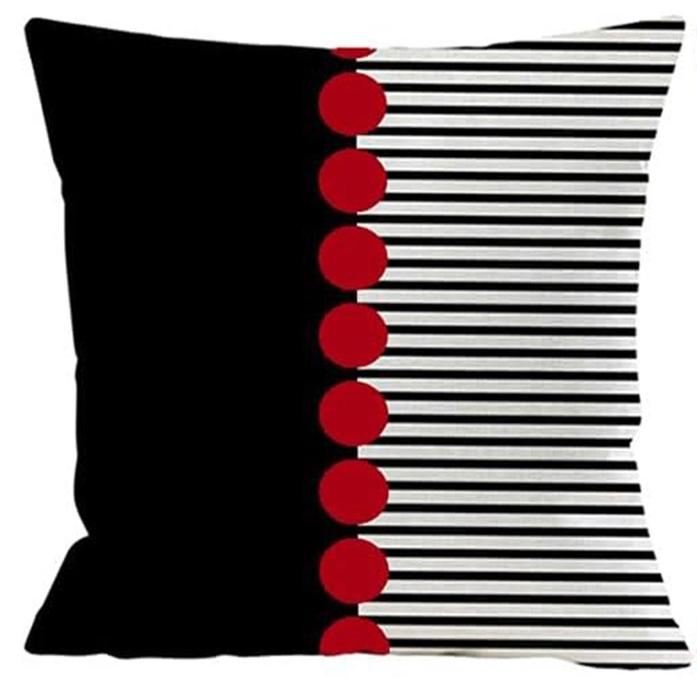 

Geometric Color - block Modern - style PillowcasesBedroom Living Room Sofa Home Decor Polyester Cushion Cover with Zipper 16x16Inch