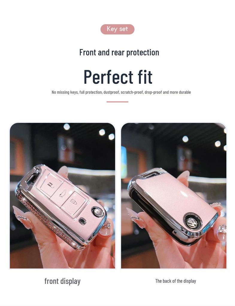 Volkswagen ID.3/ID.4/ID.6/ID.7 CROZZ Schlüsseletui: Fernbedienungs-Schutzschnalle Autozubehör für Frauen