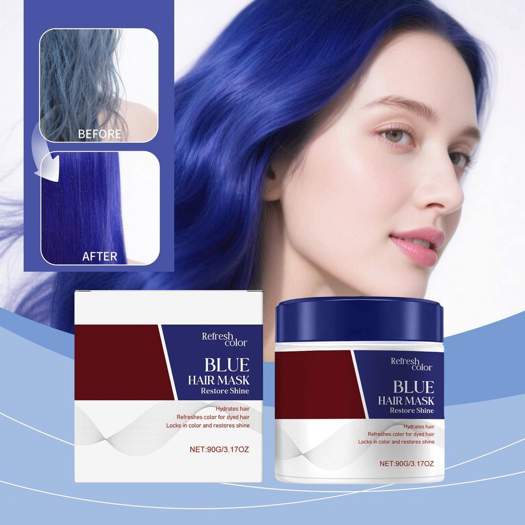 Feuchtigkeitsspendende Farbfixierende Haarmaske Hilft, die Farbe einzuschließen, Pflegt trockenes und krauses Haar, Marokkanische Ölpflege und Glättung der Haartextur.