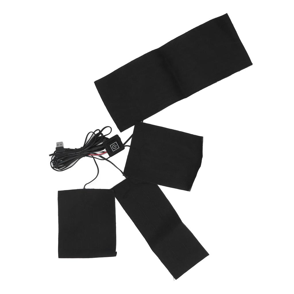 3-biegowa elektryczna podkładka grzewcza Mata Wielofunkcyjna Zmywalna Zimowa Folia Grzewcza USB do Domu na Zewnątrz